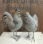 DEKORACJA KOGUT Rooster Cottage Rustic Styl Clayre & Eef